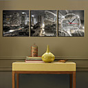 12 "-24" Horloge murale moderne en toile Scenic 3pcs K0005