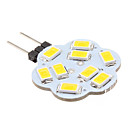 G4 4.5W 9x5630 SMD 400-430LM 3000-3500K Warm White Light Lotus Shaped LED Spot Bulb (12V)