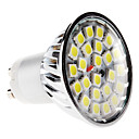 GU10 5W 24x5050 SMD 380-420LM 6000-6500K Natural de luz blanca LED Bombilla (220-240V)