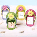 Slippers Place Card/Photo Frames(Set of 4 colors)