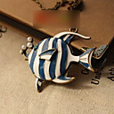 donne annata collana di perle pesce