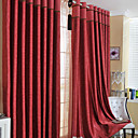 (Two Panels) Clsaaic Floral Embossed Blackout Curtains