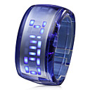 Bracelet Design Future Blue LED Wrist Watch - Dark Blue