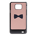 Flash Design bowknot Pattern Hard Case für Samsung Galaxy S2 I9100