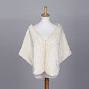 Elegant Faux Fur Wedding/Evening Shawl (More Colors)