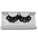 1Pair Black Fiber eyelash False Eyelashes