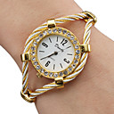 Elegante orologio-bracciale con strass, da donna