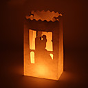 bruid & bruidegom cut-out papier armatuur (set van 4)