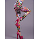 moda femminile contrasto legging colore