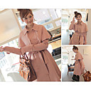 ALAN Double Breast Tie Cape Windbreaker