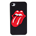 Flash Style Long Tongue Pattern Hard Case for iPhone 4/4S
