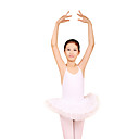 Kid's Polyester Performance Ballet Dance Leotard With Tutu Skirt