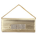 Gorgeous Polyester with Crystal Evening Handbag/Clutches(More Colors)