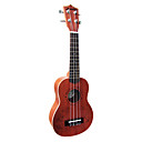 Hanknn - (Cartoon Cobra-21) Contraplacado Ukulele Soprano Mogno com Saco
