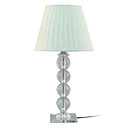 40W Fabric Modern Table Light with Crystal Lamp Carrier