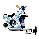 Klassisches Blau und Weiß Porzellan Tattoo Machine Gun für Futter und Schattierung