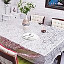 Cotton Linen Blend Floral Table Cloths