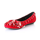 Fashion Leatherette Flat Heel Flats With Bowknot Party / Evening Shoes