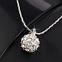 vrouwen strass decor kristallen hanger ketting