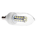 E14 6W 30x5050 SMD 420-450LM 6000-6500K Natural White Light LED Candle Bulb (85-265V)