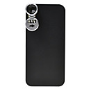 60X de zoom LED Lente Micro microscopio w / estuche protector para iPhone 4 / 4S - Negro + Plata