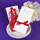 Bride & Groom Cutout Wedding Invitation - Set of 50 (More Colors)