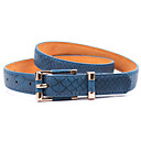 Crocodile mujeres de moda cinturón de cuero