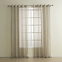(Due pannelli) classiche tende trasparenti jacquard