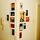Élégant Collection Blanc Cadre Photo Wall - Ensemble de 13