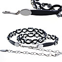 Mujeres Rhinestone correa de cuero