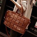 Women's Basic Trendy Woven Satchel