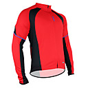 Santic Polyester+Mesh Long Sleeve Breathable+Quick-Drying Cycling Jacket for Men C01012R