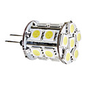 G4 3.5W 18x5050 SMD 280-300LM 6000-6500K Bianco Naturale lampadina LED Light Corn (12V)