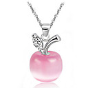Adorable 925 sterling zilveren Opal Apple Hanger Collier