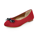 Lovely Suede Flat Heel Flats With Bowknot Party / Evening Shoes(More Colors)
