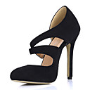 Salto stiletto elegante Suede Fechado Toe Bombas partido / Evening Shoes