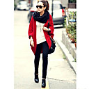 BLJY Red Batwing mouw Wol Blend Vest