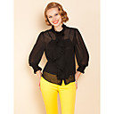 TS Ruffle Collar Three Quarter Sleeve Blouse Shirt