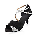 Ballroom Practice Dance Shoes Satin Upper Latin Dance Shoes for Women More Colors