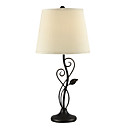 Mesa de Luz 40W elegante Ferro Com Sombra Tecido