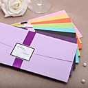 matrimonio invito personalizzato con nastro - set di 50 (più colori)