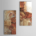 Hand-painted Oil Painting Abstract With Stretched Frame Set of 2 1302-AB0302