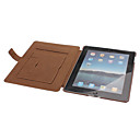Élégant étui en cuir design PU avec support pour iPad 4 et le nouvel iPad