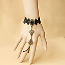 Vintage Zwart Dames Armband