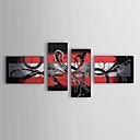 Hand Painted Oil Painting Abstract Set of 4 1303-AB0405