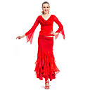 dancewear viscosa / tul salón de baile latino de baile superior y falda para las damas más colores