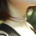 Officelady Elegant Champagne Lace Necklace