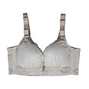 Almond Deep V Lace Push-up Bra