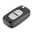 2-Button Carcasa teclas del control remoto (No Logo) para Renault