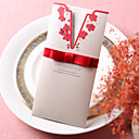 Belle invitation de mariage de modèle de fleur (jeu de 50)